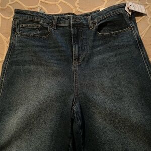 High rise wide leg jeans by flag & Athiem